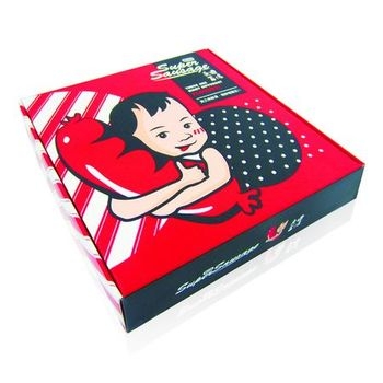 CMYK printed open window paper box