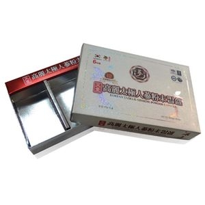 Two piece UV printed box with glitter powder