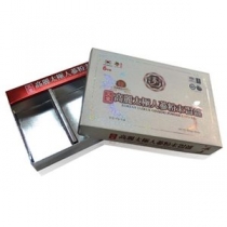 Two piece UV printed box with glitter powder